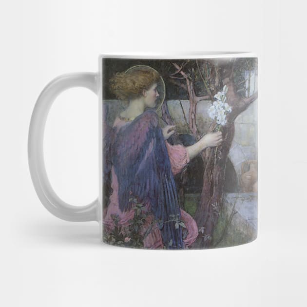 The Annunciation by John William Waterhouse by MasterpieceCafe